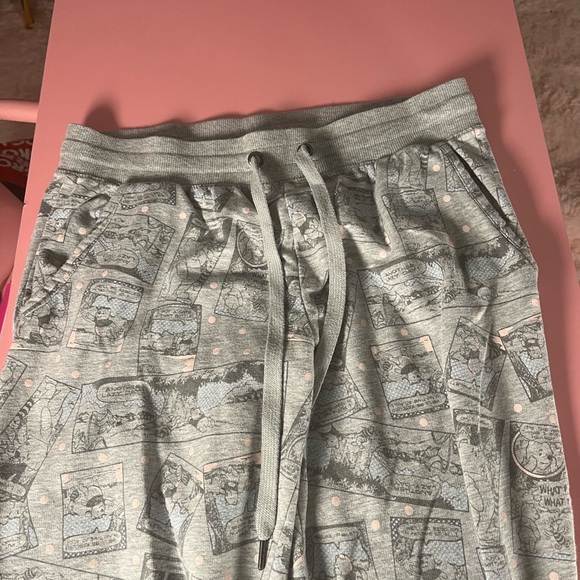 Disney Winnie The Pooh pajama jogger sleep lounge pants Size small 4-6 in‎ grey - Picture 3 of 12
